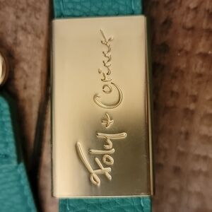 💥FOLEY & CORRINA Teal green purse strap excellent!!